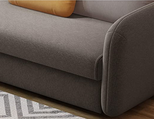 divano letto angolare elegante a tre posti modulare in tessuto pregiato